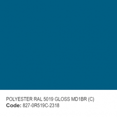 POLYESTER RAL 5019 GLOSS MD1BR (C)